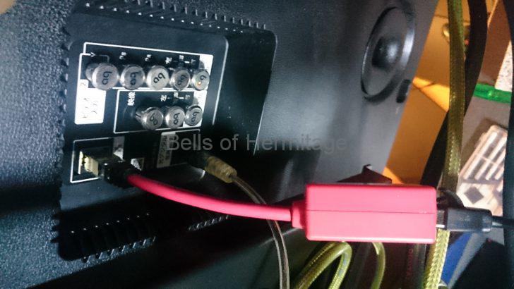ホームシアター 4K/HDR SONY BRAVIA KJ-75X9400C ACOUSTIC REVIVE RLI1GB-TRIPLE-C Audioquest jitterbug elecom KT-180 ノイズフィルター USB LAN 
