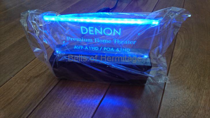 ホームシアター DENON 青色LED ランプ オブジェ アメニティグッズ AVP-A1HD POA-A1HD AVP-A1HD 死蔵品 処分