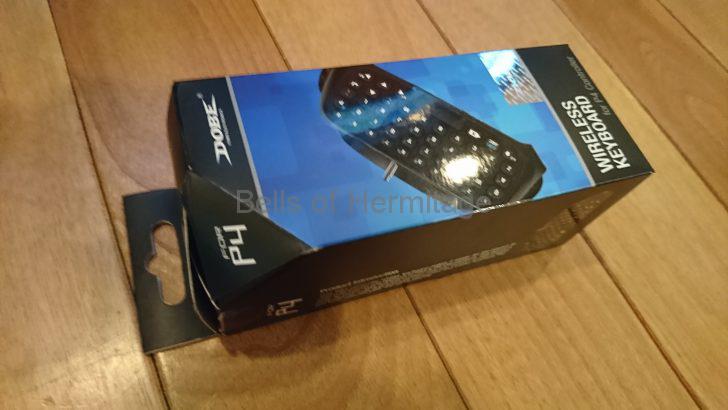 ゲーム Playstation4 Bluetooth ワイヤレスキーボード DOBE WIRELESS KEYBOARD for PS4 Contoller レビュー