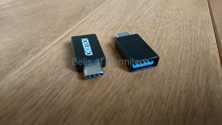 タブレット パソコン USB Type-C 変換アダプタ NEC LAVIE Hybrid ZERO PC-HZ100DAS USB C to USB 3.0 アダプタ CHOETECH 56Kレジスタ OTG機能 Type-C to USB3.0 メス 変換アダプタ
