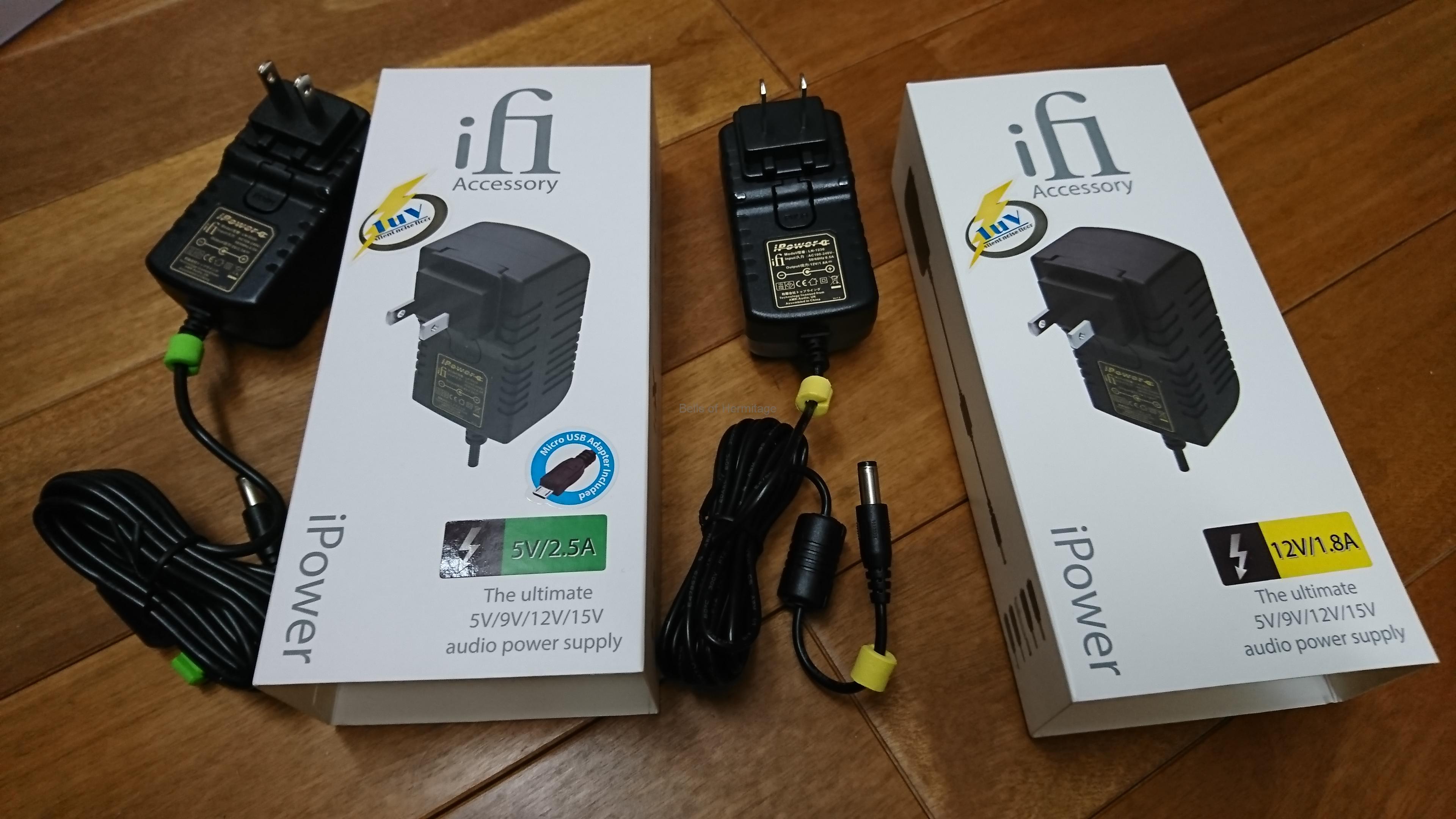 iFi-Audio ipowerを3つ追加購入～5V/12V仕様～ | Bells of Hermitage