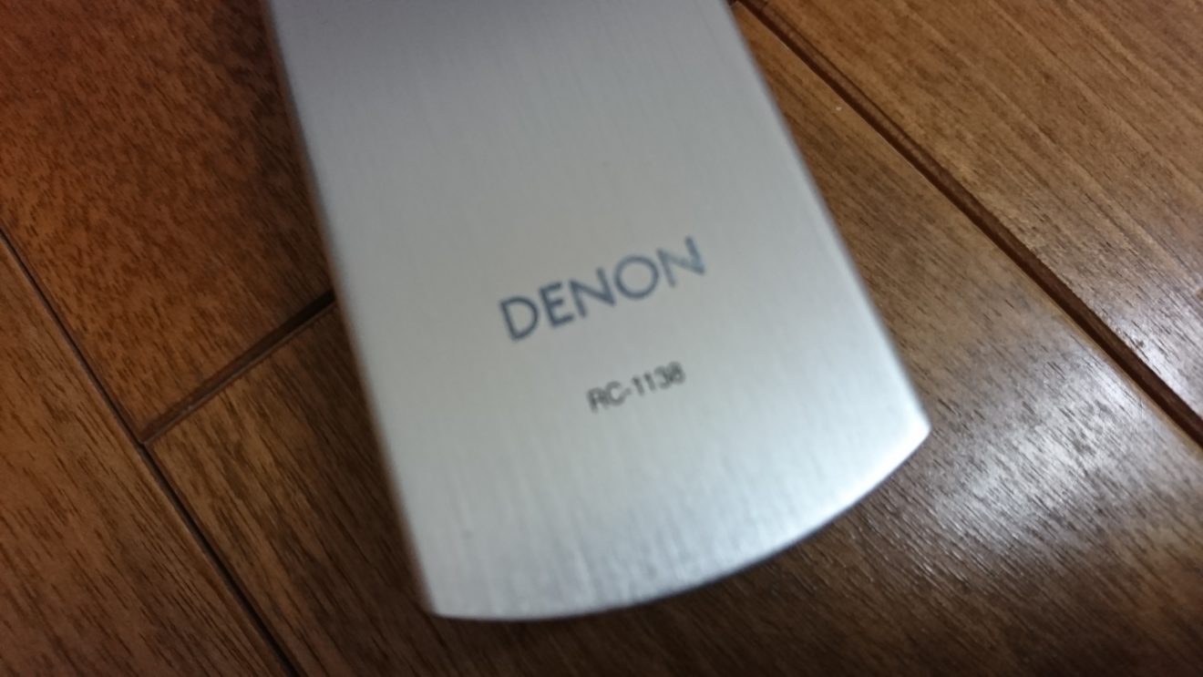 DENON DCD-SA11のスペアに純正リモコンRC-1138を入手したが…