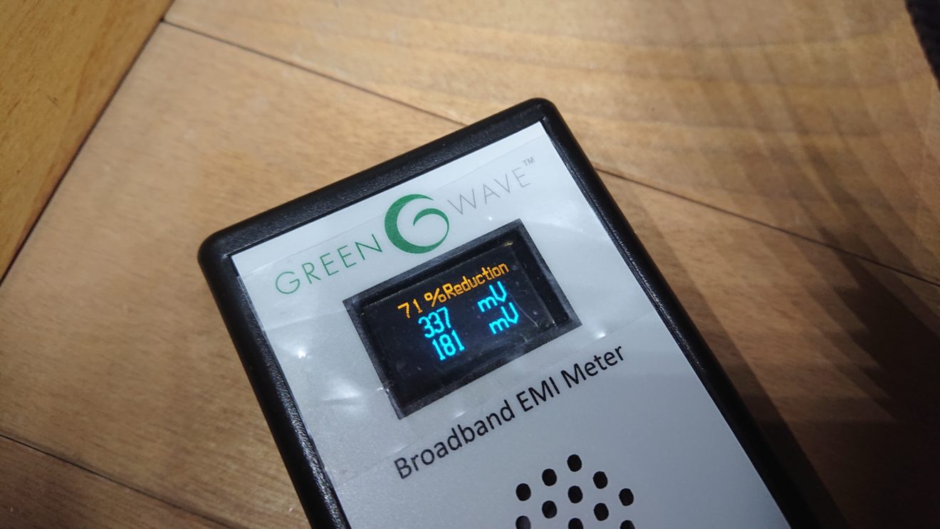 Greenwave Broadband EMI Meterを開梱(2)シアタールーム＋αの仮計測
