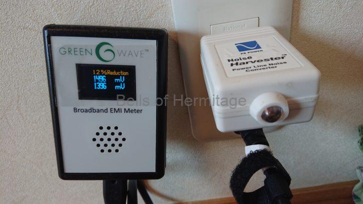 ホームシアター オーディオ 電源 ノイズ 計測 Greenwave Broadband EMI Meter Dirty Electricity Filter 購入手順 レビュー 計測結果 サンワサプライ TAP-AD2N ELECOM KT-180 Panasonic BL-PST152 ENACOM AC-ENACOM PS Audio Noise Harvester AudioPrism Quiet Line MkIII 