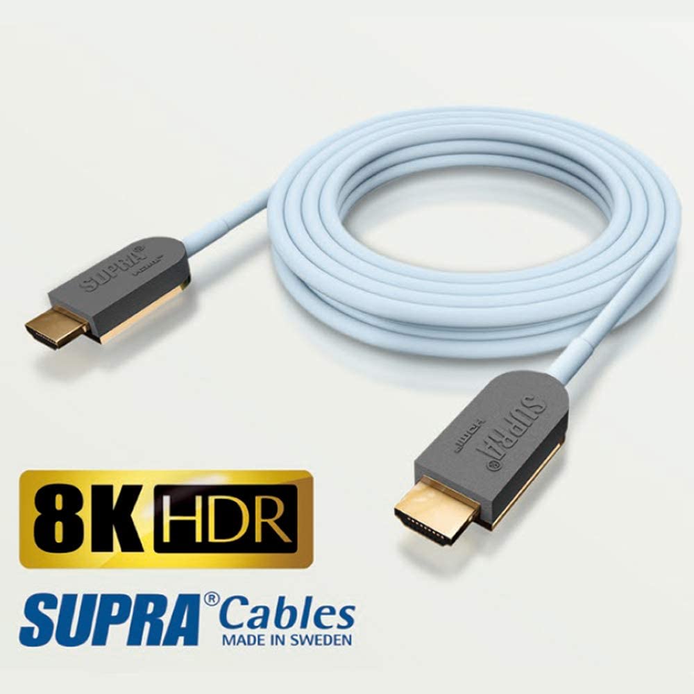 光ファイバーHDMIケーブルSUPRA HDMI 2.1 AOCの購入(1)有名メーカーの8K対応ならどうだ！？