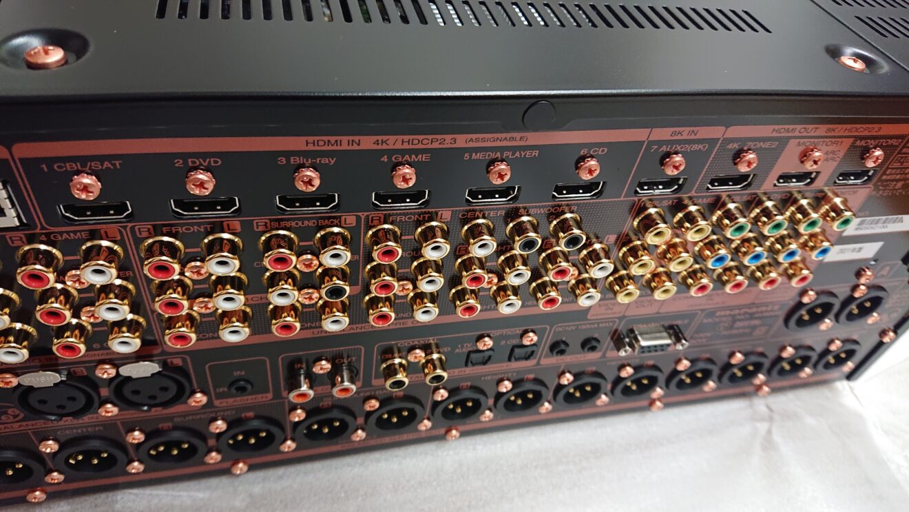 8K対応への準備(3)Marantz AV8805Aの試聴機到着②旧モデルとの違い
